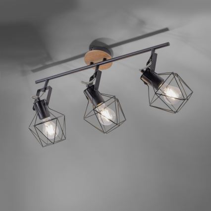 Leuchten Direkt 15673-78 - Reflektorska lampa JARO 3xE27/60W/230V