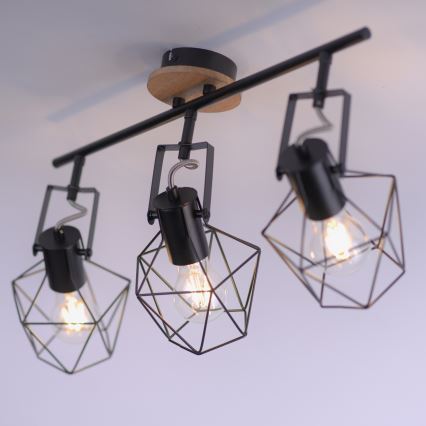 Leuchten Direkt 15673-78 - Reflektorska lampa JARO 3xE27/60W/230V