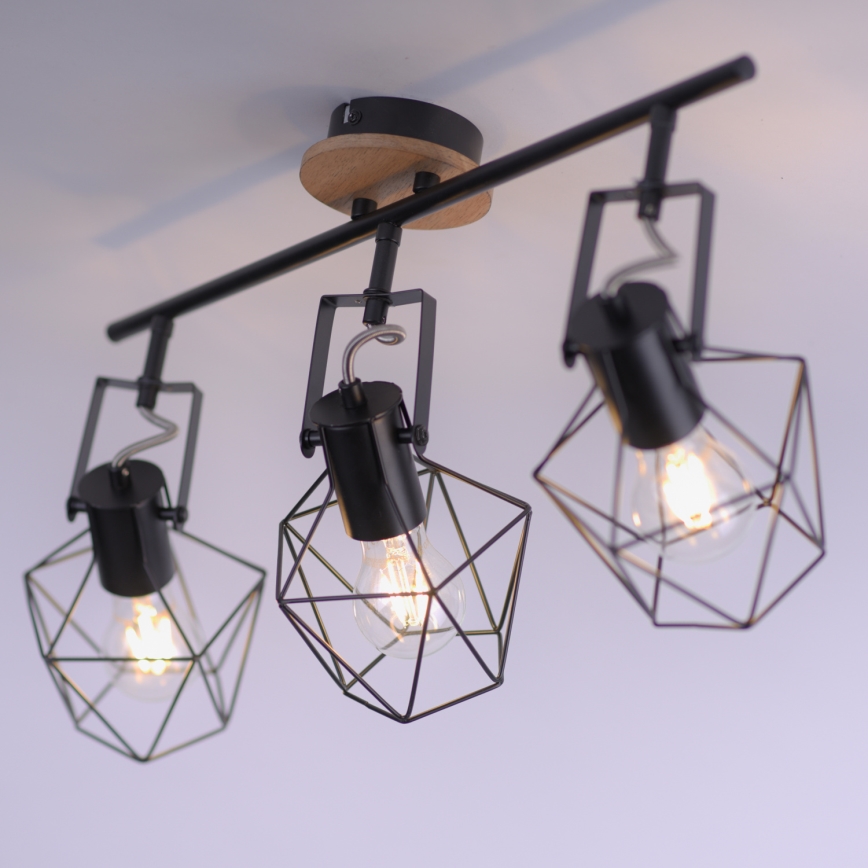 Leuchten Direkt 15673-78 - Reflektorska lampa JARO 3xE27/60W/230V