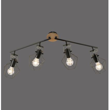 Leuchten Direkt 15674-78 - Reflektorska lampa JARO 4xE27/60W/230V