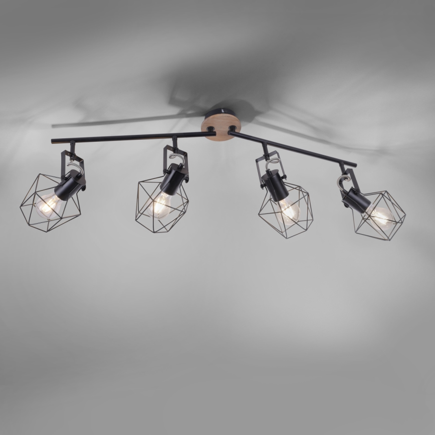 Leuchten Direkt 15674-78 - Reflektorska lampa JARO 4xE27/60W/230V