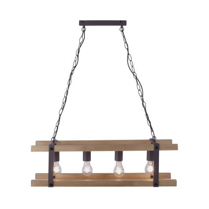 Leuchten Direkt 15684-79 - Luster na lancu EDITH 4xE27/60W/230V bor