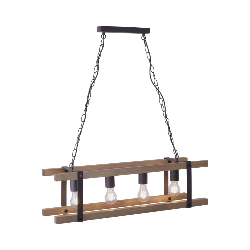 Leuchten Direkt 15684-79 - Luster na lancu EDITH 4xE27/60W/230V bor