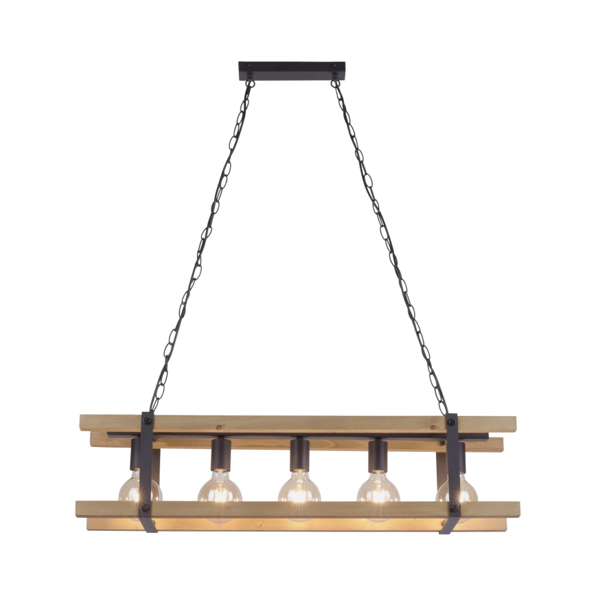 Leuchten Direkt 15685-79 - Luster na lancu EDITH 5xE27/60W/230V bor
