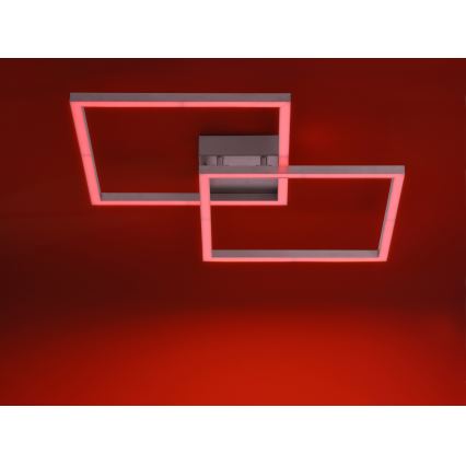 Leuchten Direkt 16429-55 - LED RGB prigušiva plafonska lampa LOLA 2xLED/12,5W/230V Tuya + daljinski upravljač