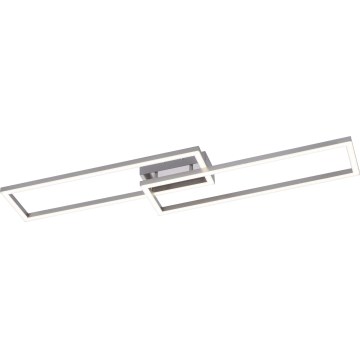 Leuchten Direkt 16430-55 - LED RGBW prigušiva plafonska svetiljka MAXI 2xLED/18W/230V 2700-5000K mat hrom + daljinski upravljač