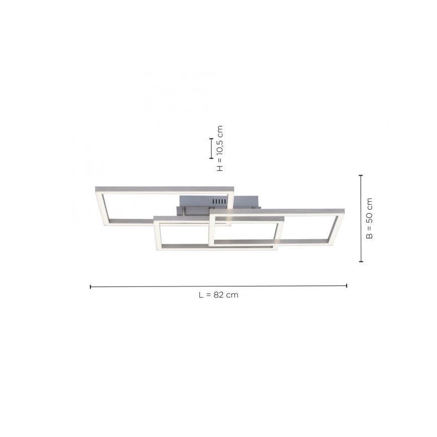 Leuchten Direkt 16431-55 - LED RGB Prigušivi nadgradni luster MAXI LED/27W/230V + daljinski upravljač