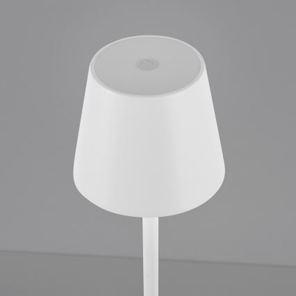 Leuchten Direkt 19250-16 - LED Spoljašnja prigušiva punjiva stona lampa EURIA LED/3W/5V 2600 mAh IP54 bela