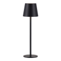 Leuchten Direkt 19250-18 - LED spoljašnja prigušiva punjiva stona lampa EURIA LED/3W/5V 2600 mAh IP54 crna