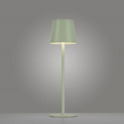 Leuchten Direkt 19250-43 - LED Spoljašnja prigušiva punjiva stona lampa EURIA LED/3W/5V IP54 zelena