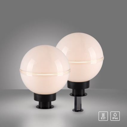 Leuchten Direkt 19322-16-2 - Set 2x Spoljašnja lampa 1xE27/40W/230V pr. 20 cm IP44
