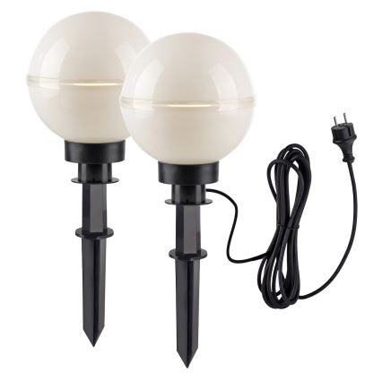Leuchten Direkt 19322-16-2 - Set 2x Spoljašnja lampa 1xE27/40W/230V pr. 20 cm IP44