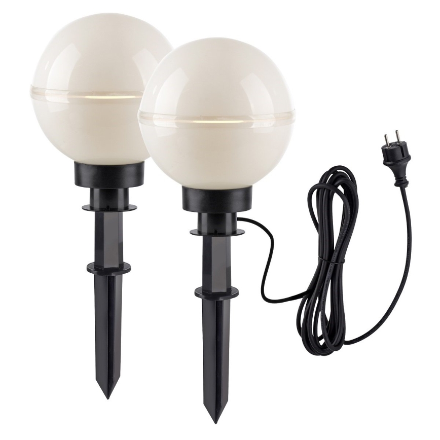 Leuchten Direkt 19322-16-2 - Set 2x Spoljašnja lampa 1xE27/40W/230V pr. 20 cm IP44