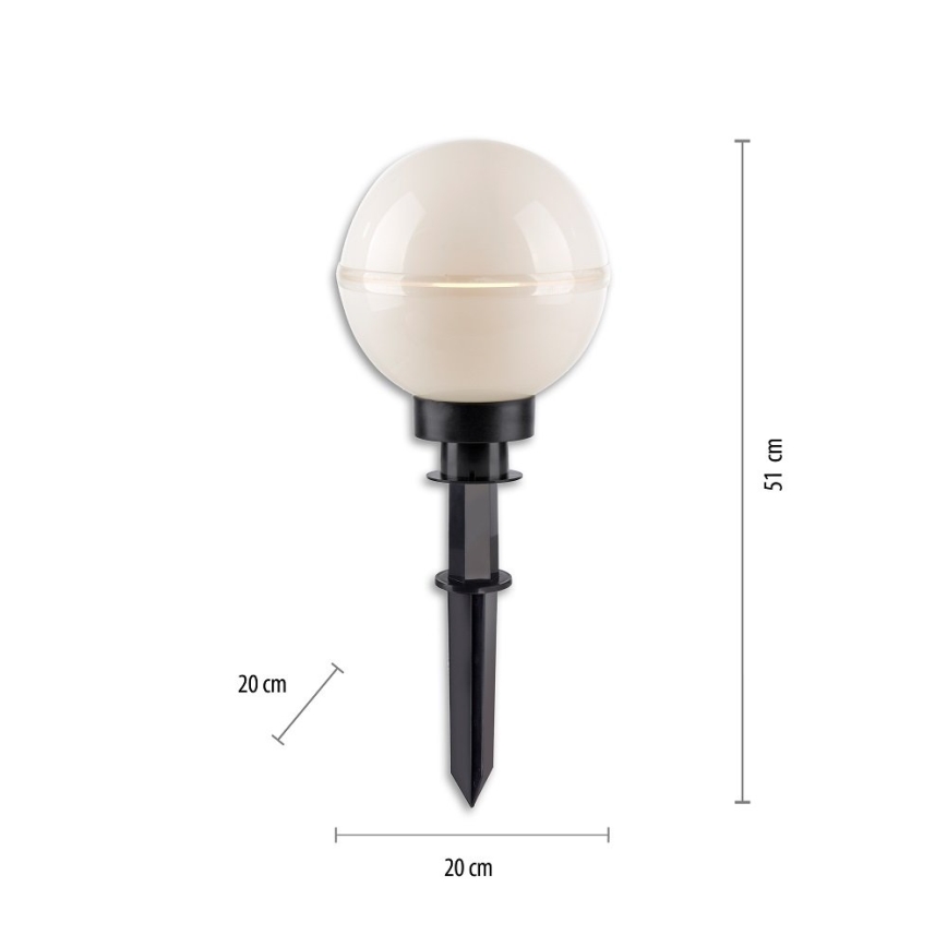 Leuchten Direkt 19322-16-2 - Set 2x Spoljašnja lampa 1xE27/40W/230V pr. 20 cm IP44