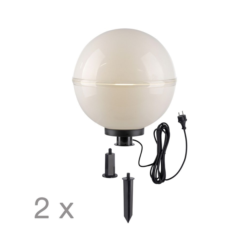 Leuchten Direkt 19324-16-2 - Set 2x Spoljašnja lampa 1xE27/40W/230V pr. 40 cm IP44
