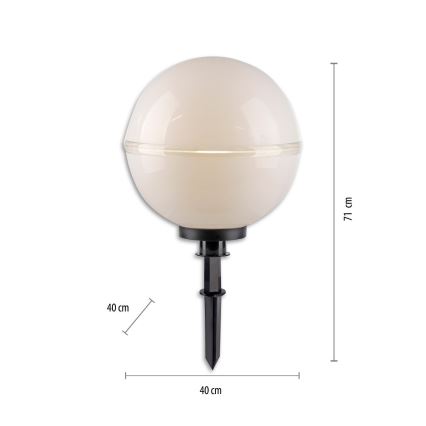 Leuchten Direkt 19324-16-2 - Set 2x Spoljašnja lampa 1xE27/40W/230V pr. 40 cm IP44