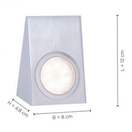 Leuchten Direkt 84111-55-3 - Komplet od 3 LED osvetljenja za nameštaj sa senzorom THEO LED/3,6W/230V