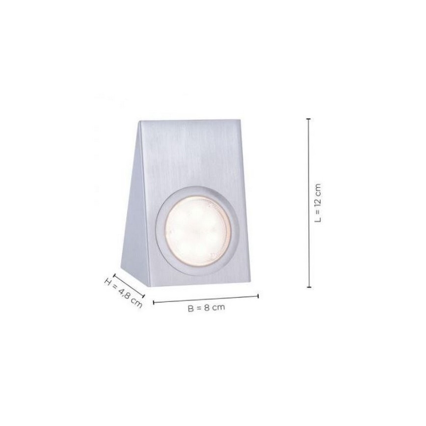Leuchten Direkt 84111-55-3 - Komplet od 3 LED osvetljenja za nameštaj sa senzorom THEO LED/3,6W/230V