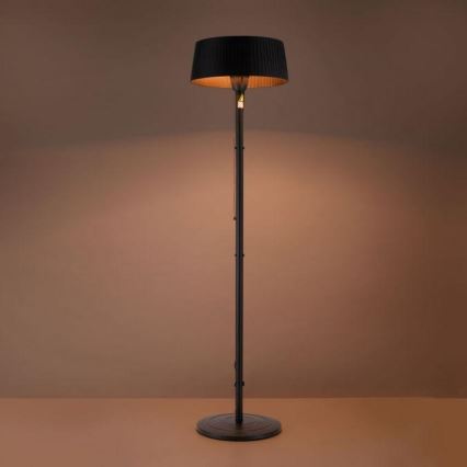 Leuchten Direkt 99507-18 - Spoljašnja grejalica GLOW 1500W/230V 1,95 m IP44 crno