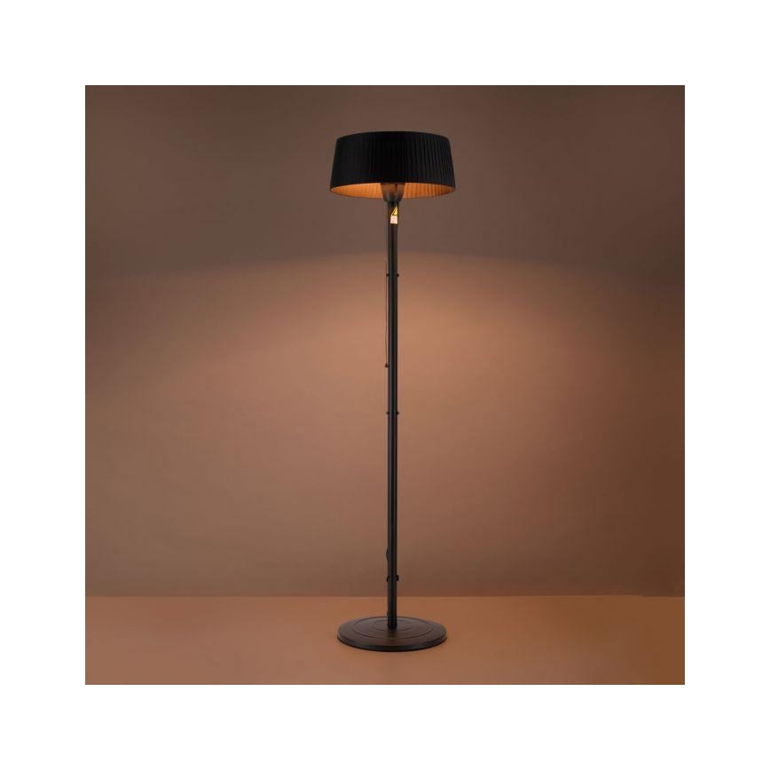 Leuchten Direkt 99507-18 - Spoljašnja grejalica GLOW 1500W/230V 1,95 m IP44 crno