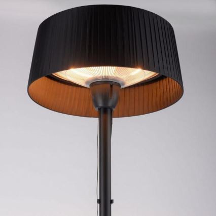 Leuchten Direkt 99507-18 - Spoljašnja grejalica GLOW 1500W/230V 1,95 m IP44 crno