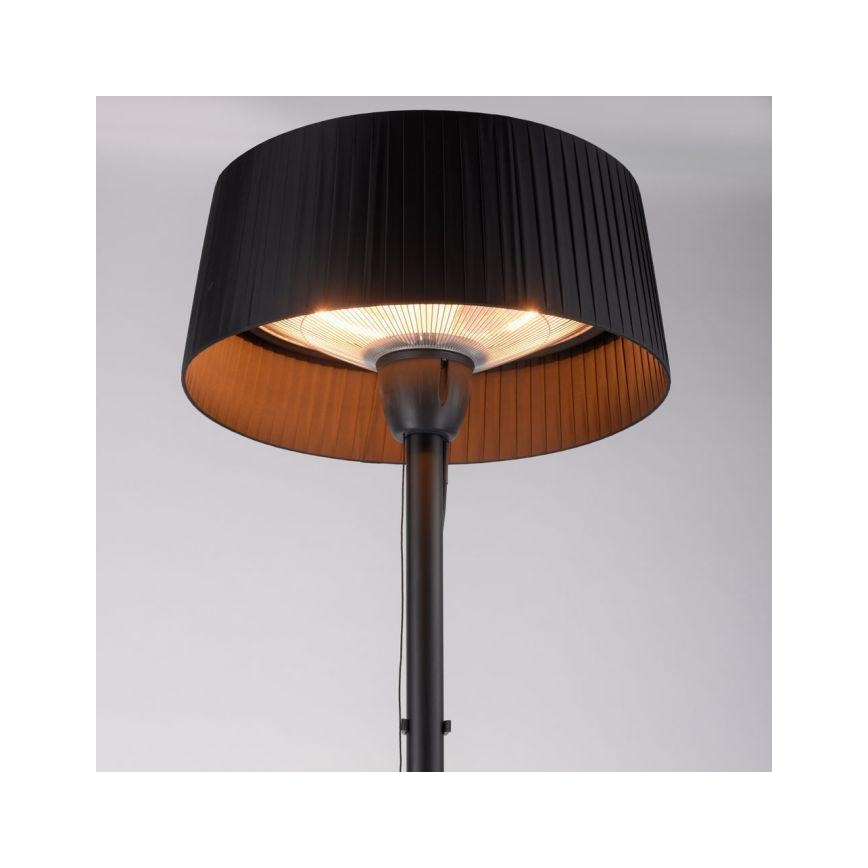 Leuchten Direkt 99507-18 - Spoljašnja grejalica GLOW 1500W/230V 1,95 m IP44 crno