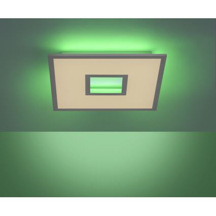 Leuchten Direkt 11645-16 - LED RGB Prigušiva plafonjera RECESS LED/22,5W/230V + LED/5W + Daljinski upravljač