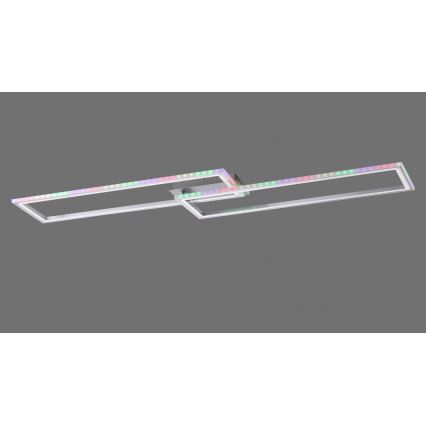 Leuchten Direkt 14635-55 - LED RGB Prigušiva stropna svjetiljka FELIX LED/34,5W/230V + daljinski upravljač