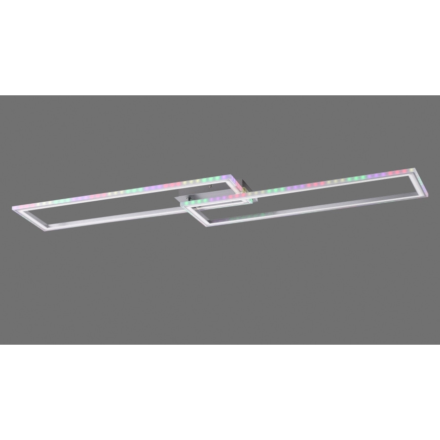 Leuchten Direkt 14635-55 - LED RGB Prigušiva stropna svjetiljka FELIX LED/34,5W/230V + daljinski upravljač
