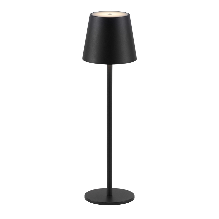 Leuchten Direkt 19250-18 - LED Spoljašnja prigušiva punjiva stona lampa EURIA LED/3W/5V 2600 mAh IP54 crno