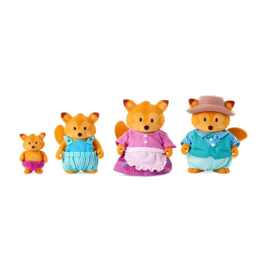 Li'l Woodzeez - Set figurica TIPPYTAIL porodica lisica