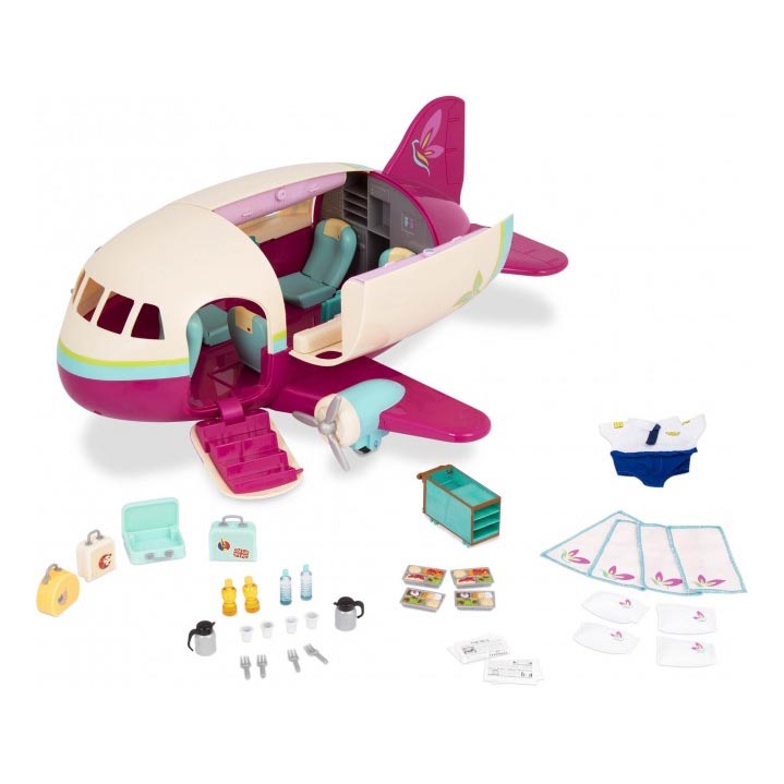 Li'l Woodzeez - Set za igru avion sa priborom