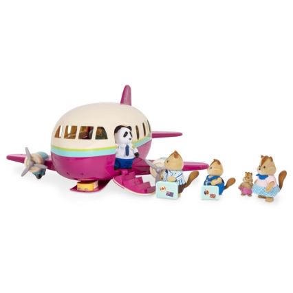 Li'l Woodzeez - Set za igru avion sa priborom