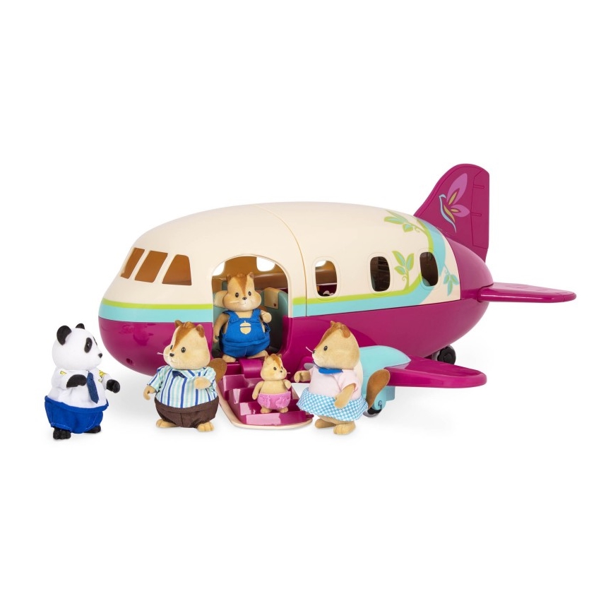 Li'l Woodzeez - Set za igru avion sa priborom