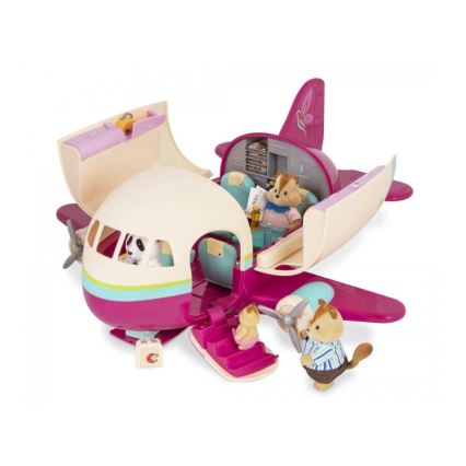 Li'l Woodzeez - Set za igru avion sa priborom