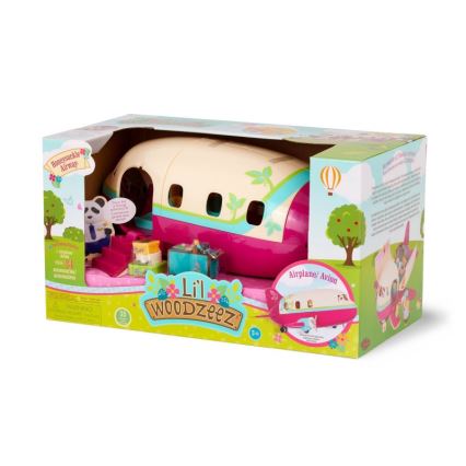 Li'l Woodzeez - Set za igru avion sa priborom