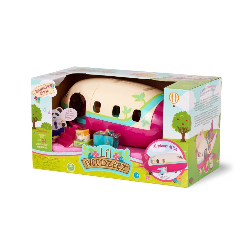 Li'l Woodzeez - Set za igru avion sa priborom