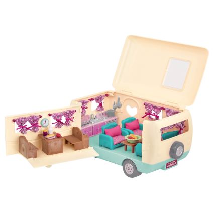 Li'l Woodzeez - Set za igru HAPPY CAMPER kampovanje
