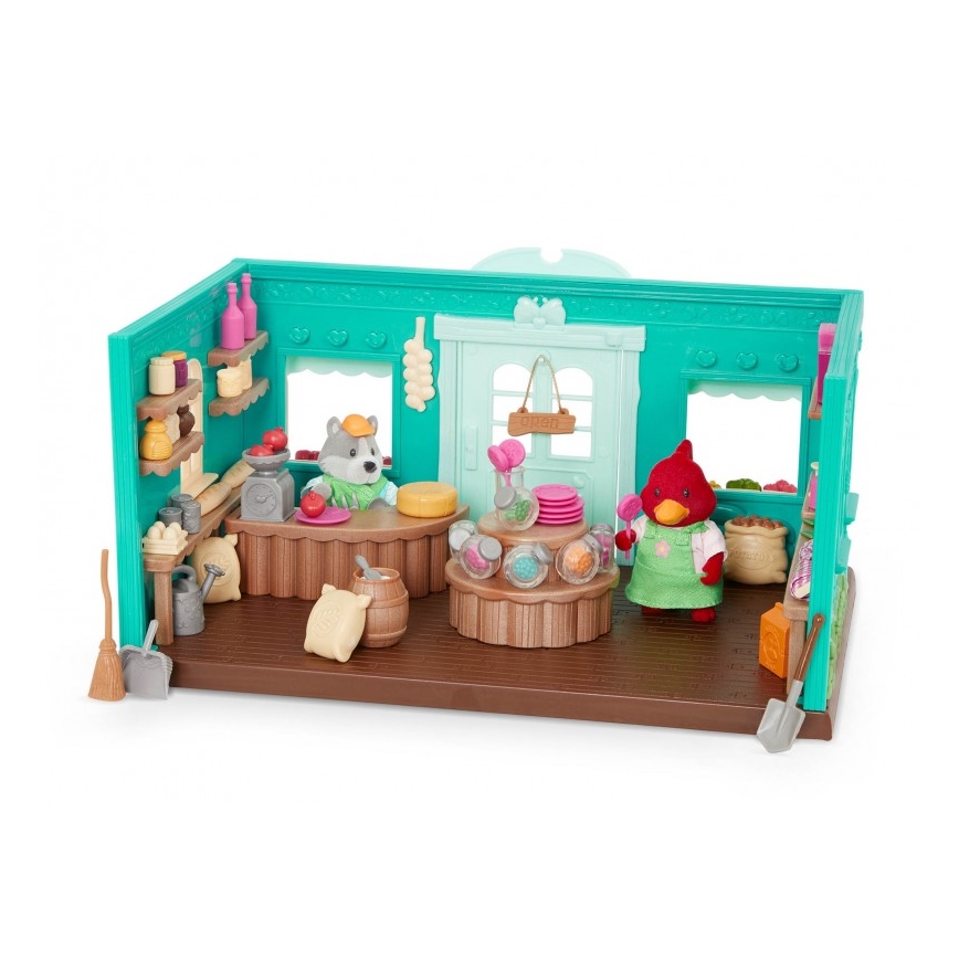 Li'l Woodzeez - Set za igru prodavnica mešovite robe
