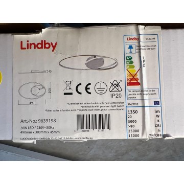 Lindby - LED Prigušiva plafonjera XENIAS LED/20W/230V
