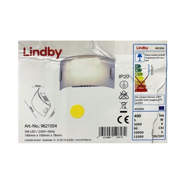 Lindby - LED Zidna lampa GISELA LED/5W/230V