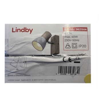Lindby - Zidno spot svetlo THORIN 1xE14/40W/230V