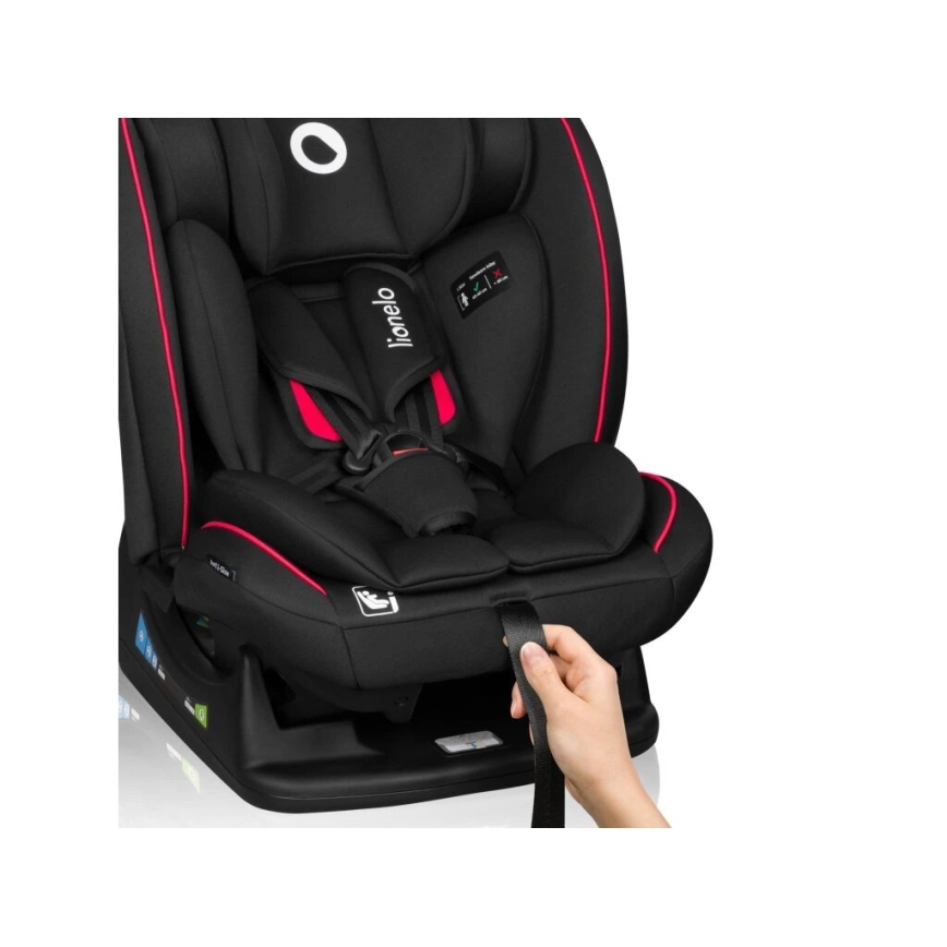 Lionelo - Auto sedište AART i-Size 40-150 cm crno/crveno