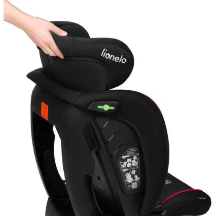 Lionelo - Auto sedište AART i-Size 40-150 cm crno/crveno