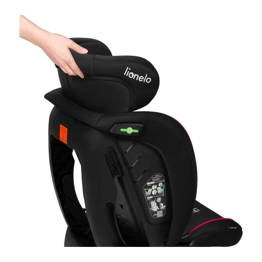 Lionelo - Auto sedište AART i-Size 40-150 cm crno/crveno