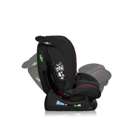 Lionelo - Auto sedište AART i-Size 40-150 cm crno/crveno