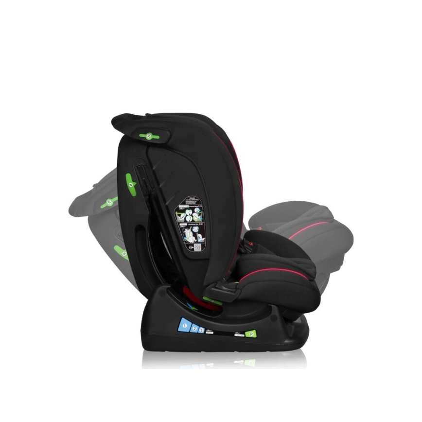 Lionelo - Auto sedište AART i-Size 40-150 cm crno/crveno