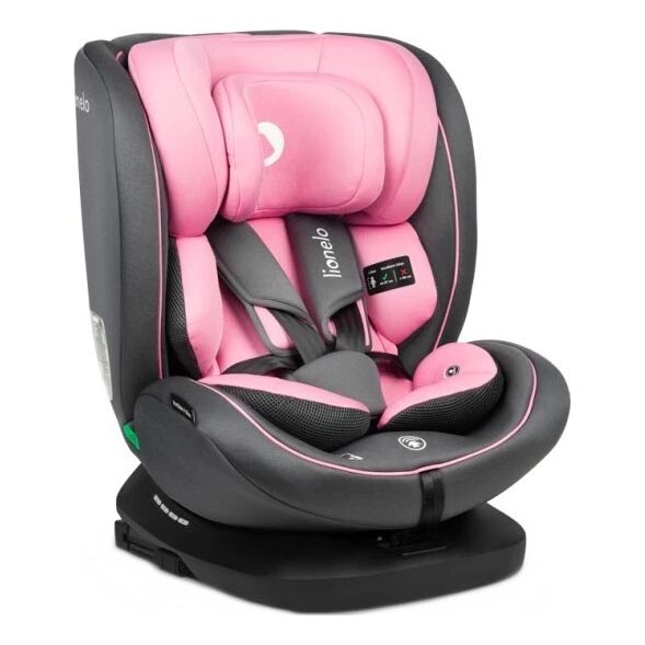 Lionelo - Auto sedište BASTIAAN i-Size 40-150 cm sivo/roze