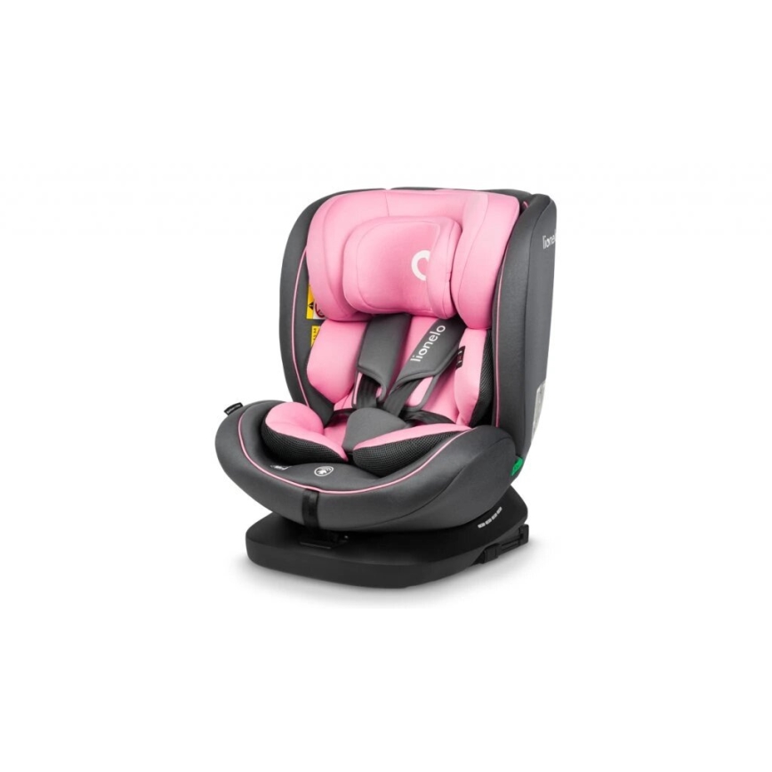 Lionelo - Auto sedište BASTIAAN i-Size 40-150 cm sivo/roze