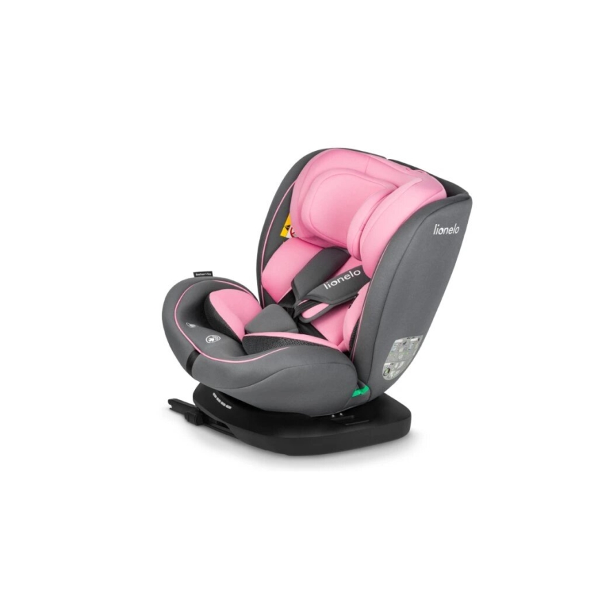 Lionelo - Auto sedište BASTIAAN i-Size 40-150 cm sivo/roze